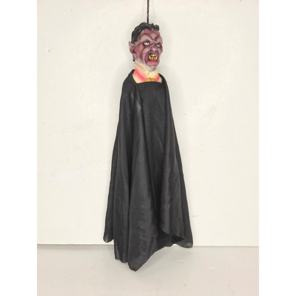 Vintage 2006 Paper Magic Hanging Vampire Dracula Black Cape Halloween Prop Decor
